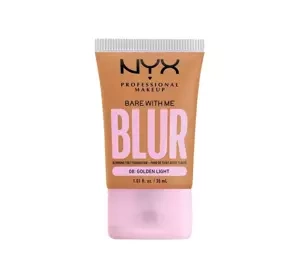 NYX PROFESSIONAL BARE WITH ME BLUR TINT FOUNDATION 08 GOLDEN LIGHT 30ML