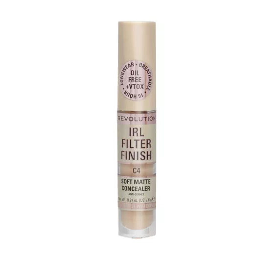 MAKEUP REVOLUTION IRL FILTER FINISH FACE CONCEALER C4 6G