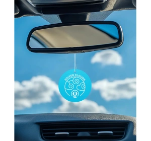 CLEANGANG CAR FRAGRANCE CAR TAG SILVER CLOUDS 4 PCS