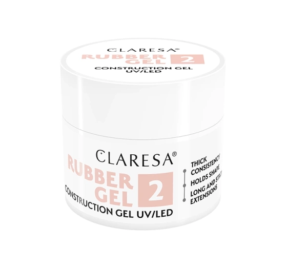 CLARESA RUBBER CONSTRUCTION GEL UV/LED 2 45G