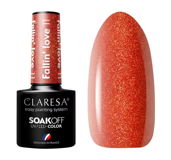 CLARESA SOAK OFF HYBRID NAIL POLISH FALLIN' LOVE 11 5G