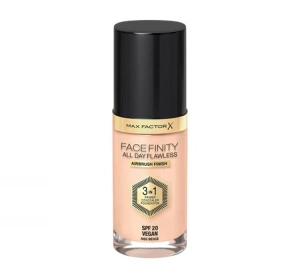 MAX FACTOR FACEFINITY ALL DAY FLAWLESS 3IN1 VEGAN FOUNDATION N55 BEIGE 30ML 