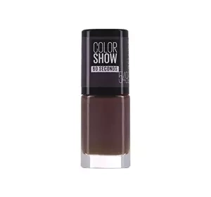MAYBELLINE COLOR SHOW NAIL LACQUER 60 SECONDS 549 MIDNIGHT TAUPE 6.7ML