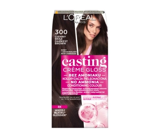 LOREAL CASTING CREME GLOSS SEMI PERMANENT HAIR DYE 300 DARK BROWN