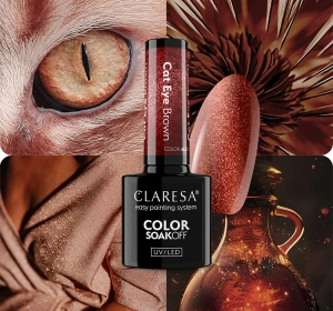 Claresa Color Alchemy Cat Eye Brown Gel Polish 5g