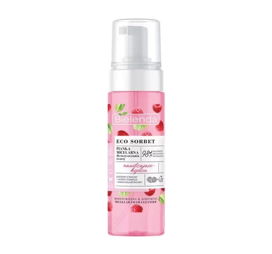 BIELENDA ECO SORBET RASPBERRY MICELLAR FOAM 150ML