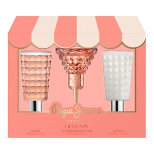 PEPE JEANS FOR HER EAU DE PARFUM SPRAY 30ML + GEL 50ML + LOTION 50ML