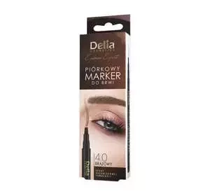 DELIA EYEBROW EXPERT FEATHER EYEBROW MARKER 4.0 BROWN