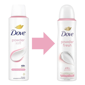 Dove Powder Soft Antiperspirant Spray for Women, 150ml