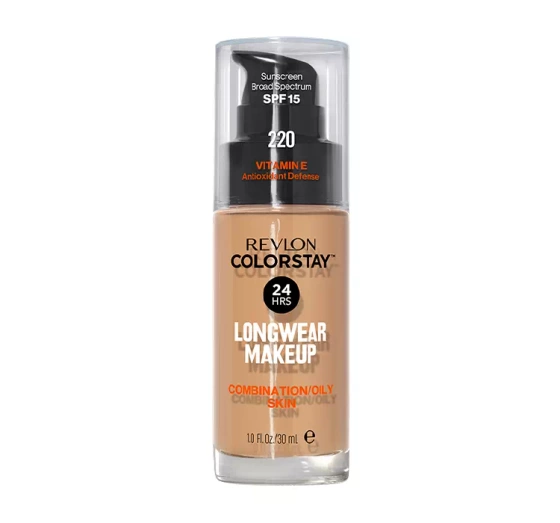 REVLON COLORSTAY FOUNDATION WITH VITAMIN E FOR OILY SKIN 220 NATURAL BEIGE 30ML