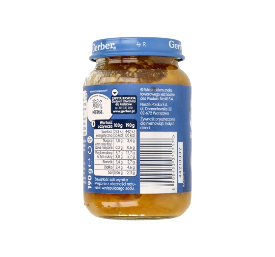 Gerber dinner after 8 months Spaghetti with chicken 190g