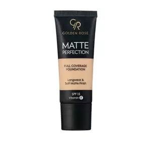 GOLDEN ROSE MATTE PERFECTION FULL COVERAGE FOUNDATION SPF15 N3 35ML