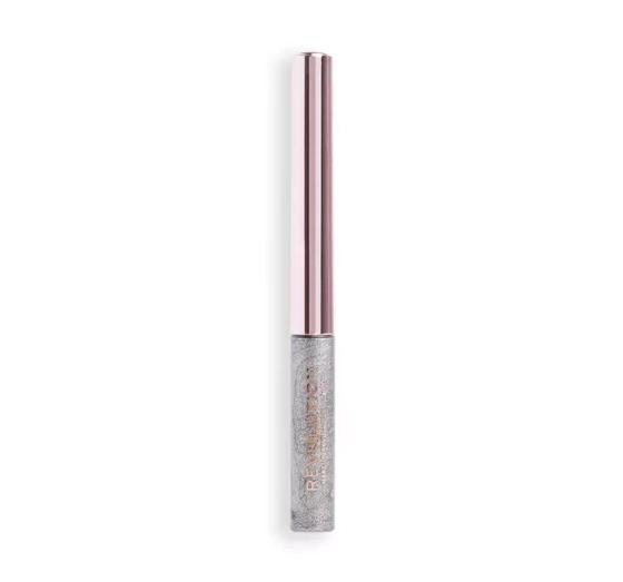 MAKEUP REVOLUTION FESTIVE ALLURE CHROMATIC LINER SILVER FLUSH 2.4ML