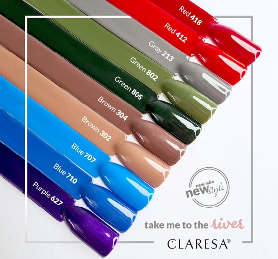 Claresa Red Gel Polish 418 5g