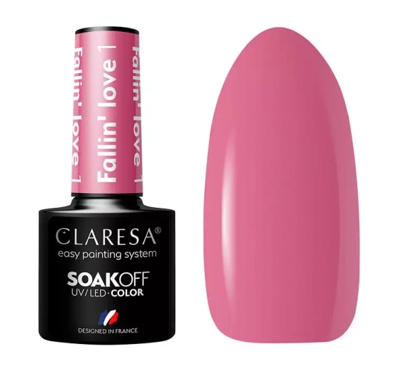 CLARESA SOAK OFF HYBRID NAIL POLISH FALLIN' LOVE 1 5G