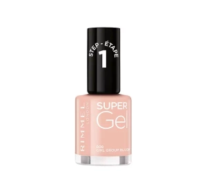 RIMMEL SUPER GEL NAIL GEL NAIL POLISH 008 GIRL GROUP BLUSH 12ML 