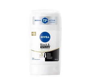 NIVEA BLACK&WHITE INVISIBLE SILKY SMOOTH ANTIPERSPIRANT STICK 50ML
