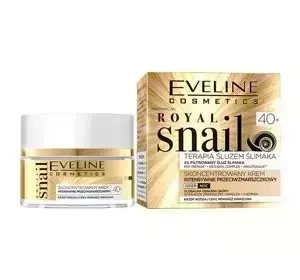 EVELINE ROYAL SNAIL THERAPY CONCENTRATED ANTI-WRINKLE FACE CREAM 40+ DAY NIGHT 50ML