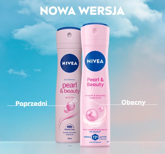 NIVEA PEARL & BEAUTY ANTIPESPIRANT SPRAY FOR WOMEN 150ML