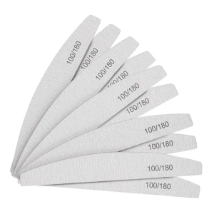 Molly Lac Boat-Shaped Nail Files 100/180 Pack of 10