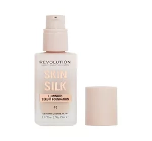MAKEUP REVOLUTION SKIN SILK SERUM FOUNDATION F3 23ML