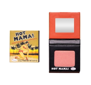 THE BALM HOT MAMA TRAVEL SIZE EYESHADOW & CHEECK BLUSH 3G