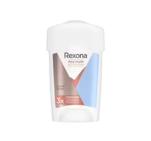 REXONA MAXIMUM PROTECTION ANTIPERSPIRANT CREAM FOR WOMEN CLEAN SCENT 45ML