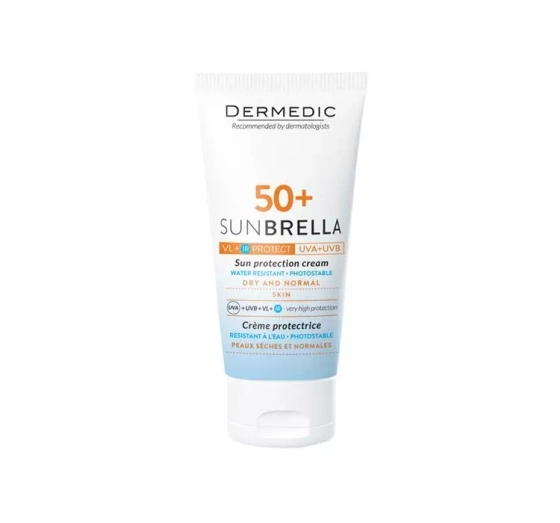 DERMEDIC SUNBRELLA PROTECTIVE CREAM FOR NORMAL AND DRY SKIN SPF50+ 50ML