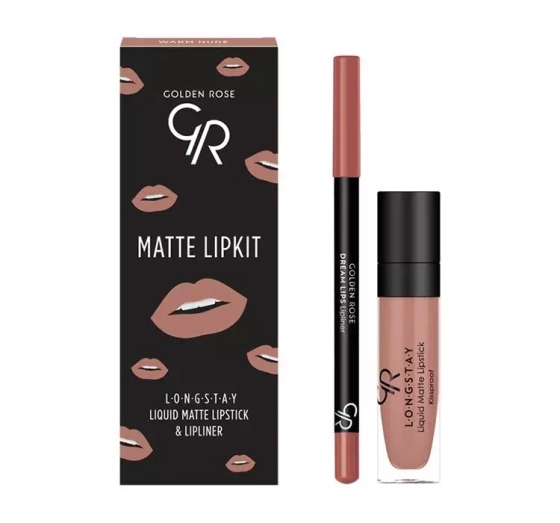 GOLDEN ROSE MATTE LIPKIT WARM NUDE