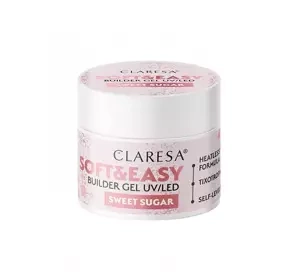 CLARESA SOFT & EASY BUILDER GEL UV/LED SWEET SUGAR 12G