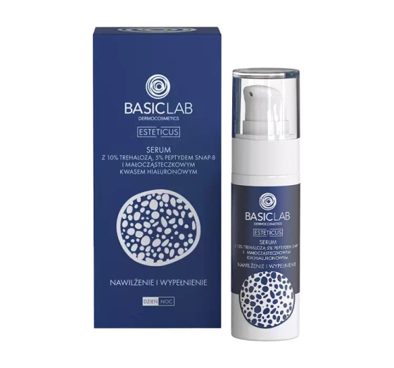 BASICLAB ESTETICUS DAY AND NIGHT SERUM WITH 10% TREHALOSE AND 5% PEPTIDE 30ML