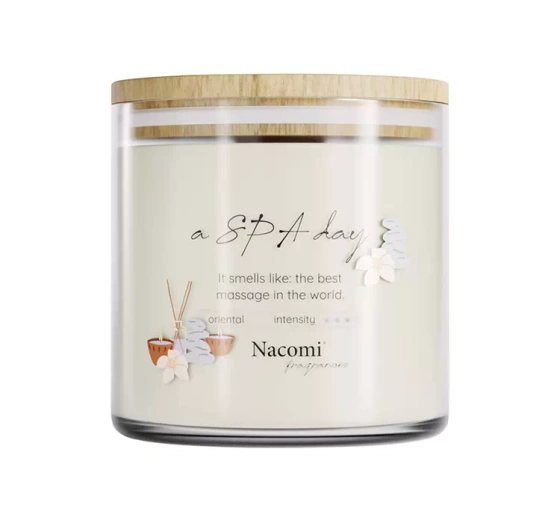 NACOMI FRAGRANCES SOY SCENTED CANDLE A SPA DAY 450G