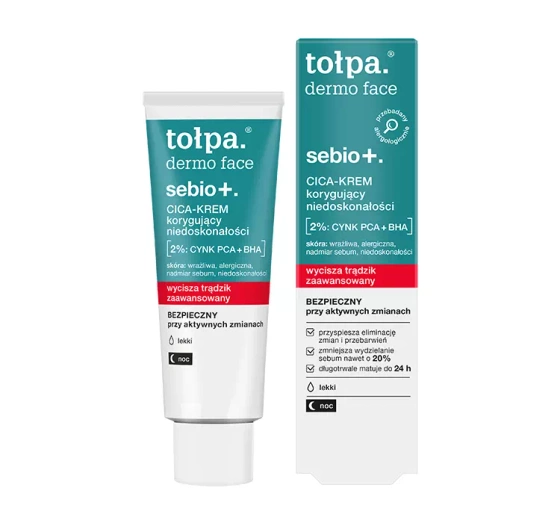 Click on photo to zoom it Tołpa Dermo Face Sebio+ CICA Cream for Imperfections 40ml