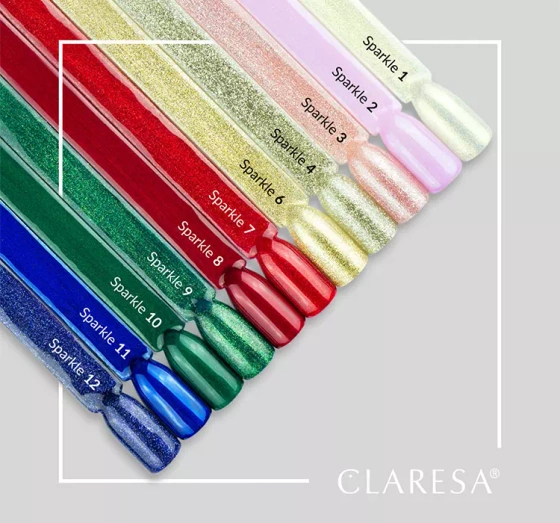CLARESA SOAK OFF HYBRID NAIL POLISH SPARKLE 11 5G