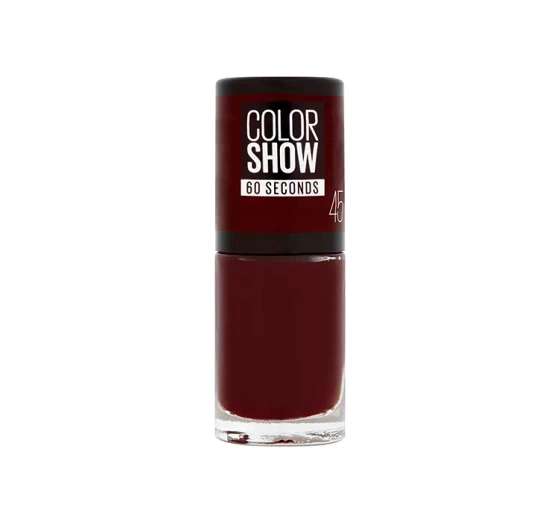 MAYBELLINE COLOR SHOW NAIL LACQUER 60 SECONDS 45 CHERRY ON THE CAKE 6.7ML 
