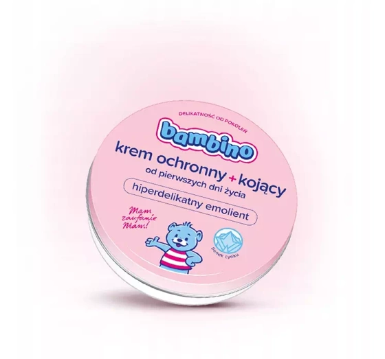 Bambino Protective Cream with Zinc Oxide from the First Days of Life Hyper-Gentle Emollient 75ml