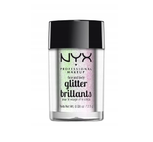 NYX PROFESSIONAL MAKEUP GLITTER BRILLANTS FACE AND BODY GLITTER 07 ICE 2.5G