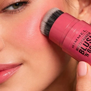 Rimmel Multi Tasker Blush 'N' Brush Cream Blush Stick 150 Cherry On Point 8 g