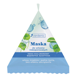 Verdenic Hyaluronic Acid and CICA Low-Porosity Hair Mask Sachet 25ml