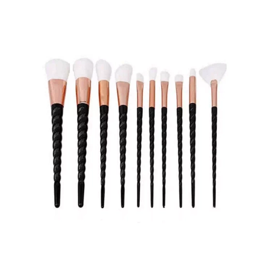 MAKEUP BRUSH SET UNICORN 10 PIECES 