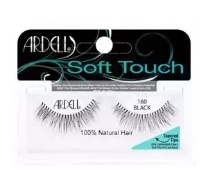 ARDELL SOFT TOUCH FALSE EYELASHES ON STRIP 160 BLACK