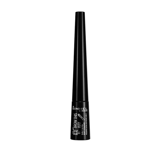 RIMMEL BROW THIS WAY EYEBROW POWDER 004 SOFT BLACK 0.7G