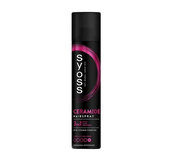 SYOSS CERAMIDE COMPLEX HAIR SPRAY MEGA STRONG HOLD 300ML
