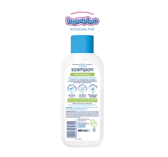Bambino Rodzina Refreshing Shampoo 400ml