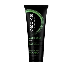 SYOSS MAX HOLD HAIR GEL EXTRA STRONG HOLD 250ML