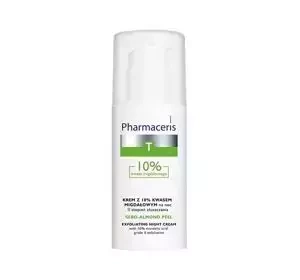 PHARMACERIS T SEBO ALMOND PEEL NIGHT CREAM WITH 10% MANDELIC ACID 50ML