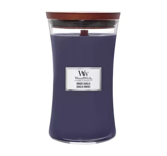 WOODWICK LARGE JAR CANDLE SCENTED CANDLE HINOKI DAHLIA 610G 