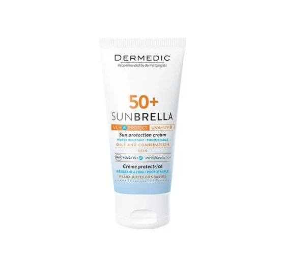 DERMEDIC SUNBRELLA PROTECTIVE CREAM FOR OILY AND COMBINATION SKIN SPF50 + 50ML