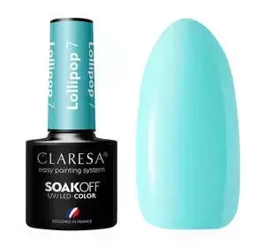 CLARESA SOAK OFF HYBRID NAIL POLISH LOLLIPOP 7 5ML