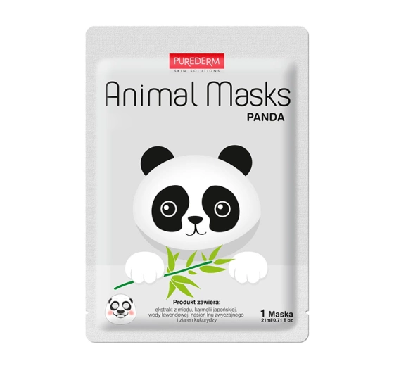 PUREDERM ANIMAL SOOTHING PANDA SHEET MASK